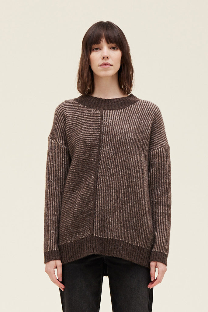 GRADE AND GATHER SOFT SWEATER TOP