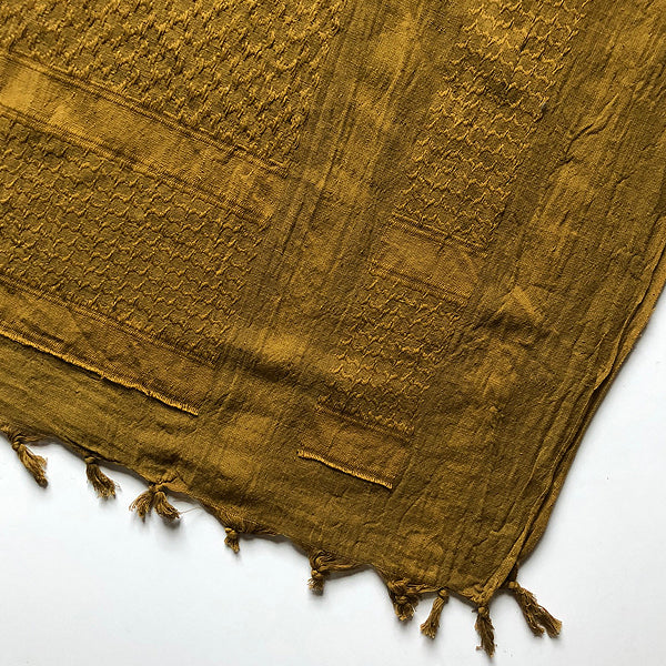 Shop our military scarf in 4 colors. This military shemagh measures 42" x 42" with woven pattern throughout. 